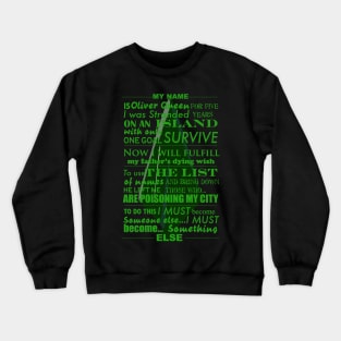 Arrow opening Crewneck Sweatshirt